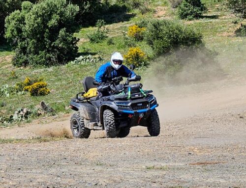 PROBANDO EL ATV TGB DE VIEJOS PISTONES